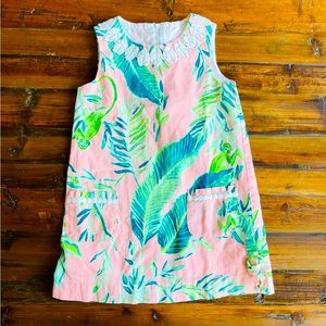 Girls Reef Tint Chimpoiserie Dress 🌴